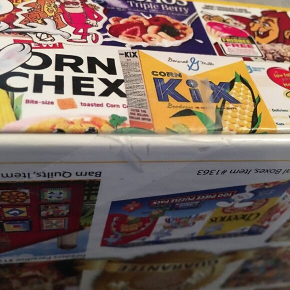 White Mountain Cereal Boxes 1000-Piece Jigsaw Puzzle Large Pieces Fun Family Act - Picture 7 of 9